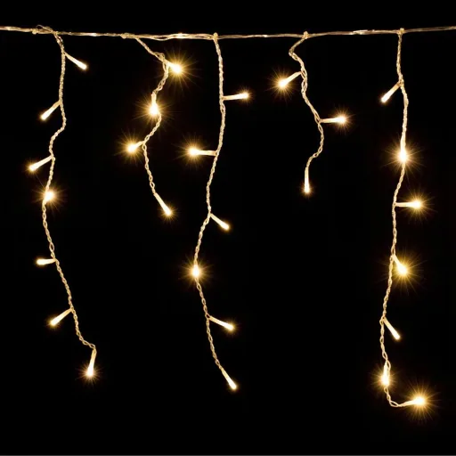 Icicle lighting 20m with 600 LEDs - warm white