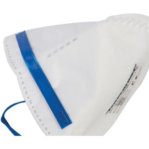 Flat foldable FFP2 dust mask, disposable display box, 50 pcs. FFP2
