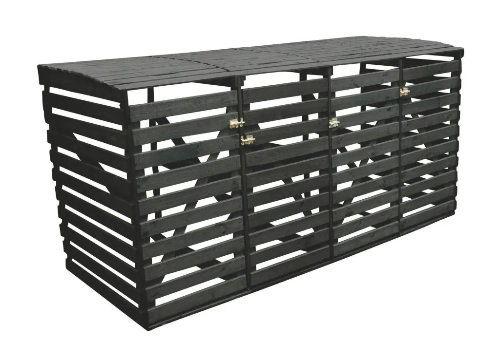 Garbage can box Vario 4 for 4 tons, anthracite