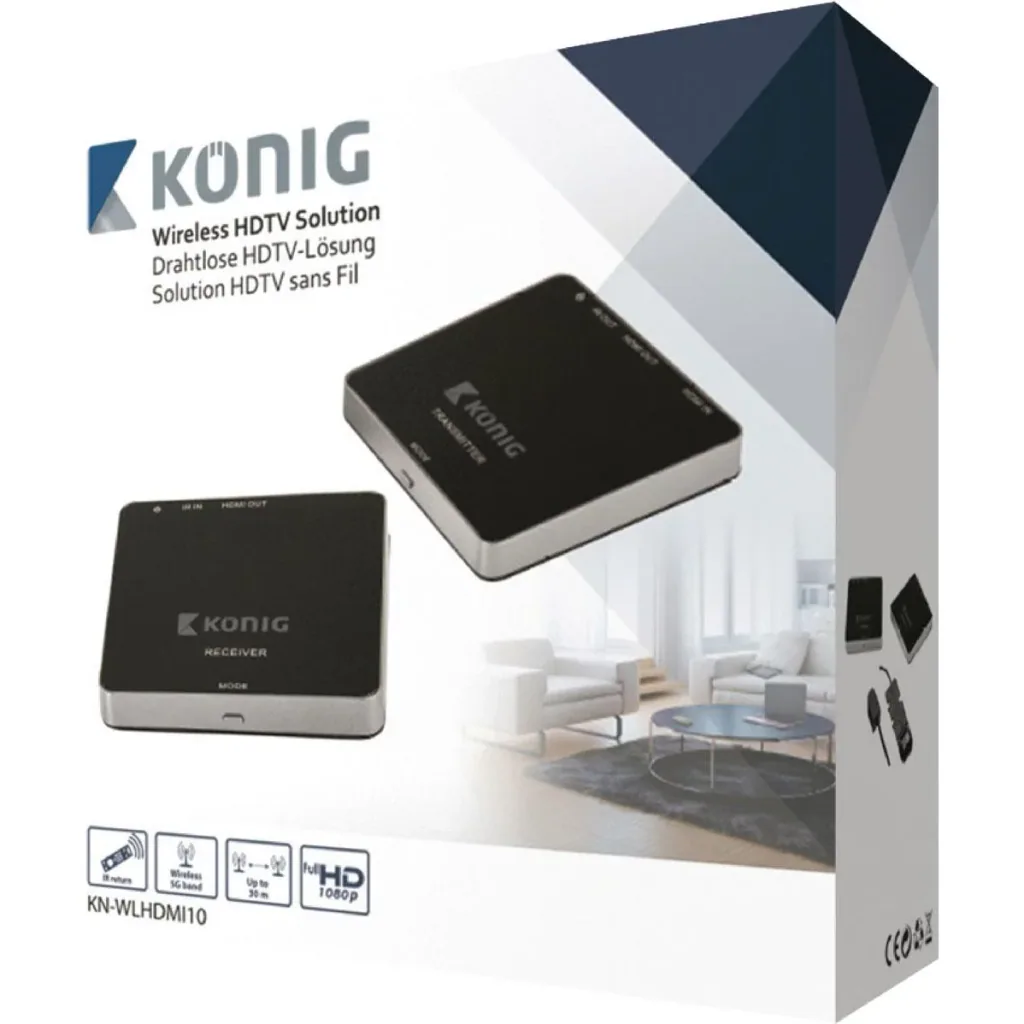 5 GHz Wireless HDMI Transmitter 1080p / 3D - Range 100 m
