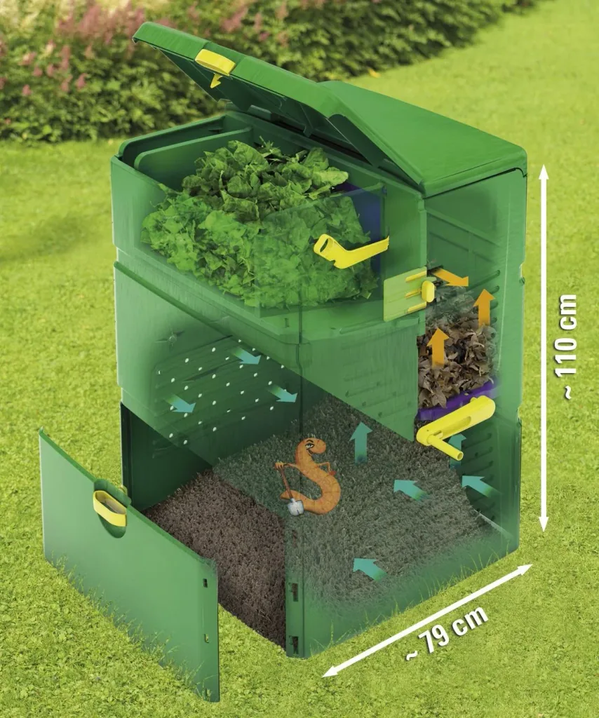 Composter "Aeroplus 6000", Grün