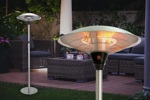 Patio heater - Electric heat mushroom with 3 heating levels