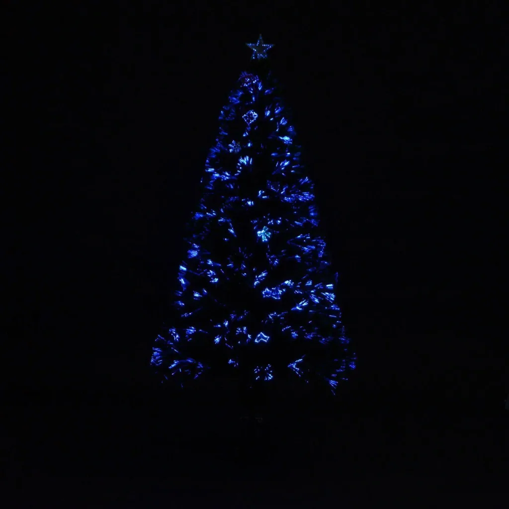 Christmas tree LED light fiber 120cm green