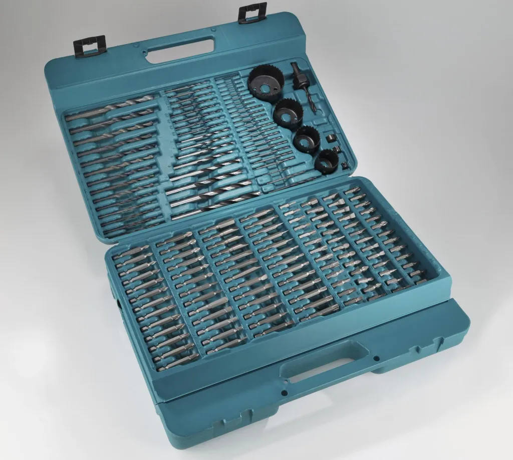 Drill and bit set 216 pieces P-44046