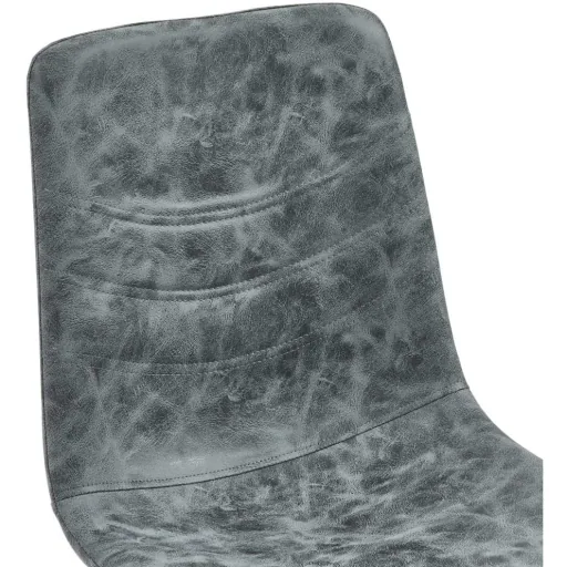 Dining chairs 2 in black leather