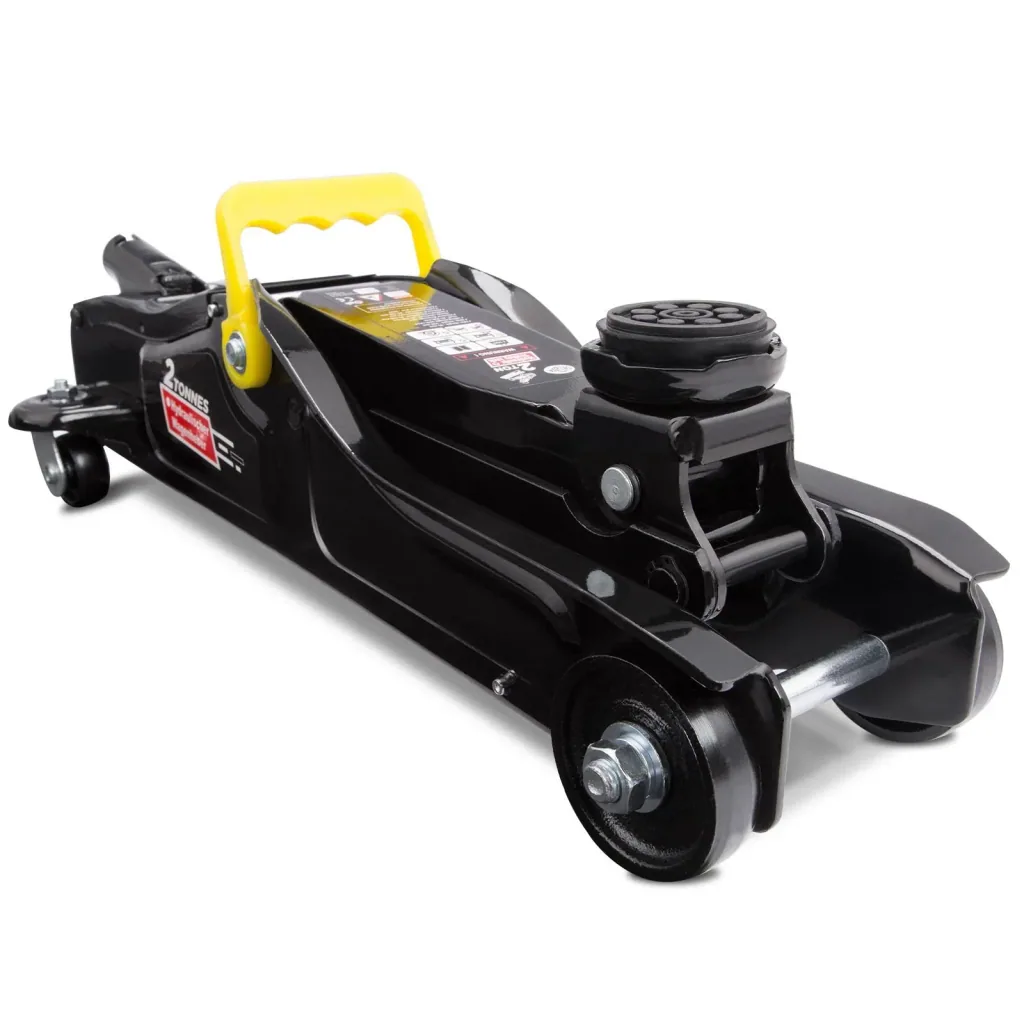 2-part car jack with housing
