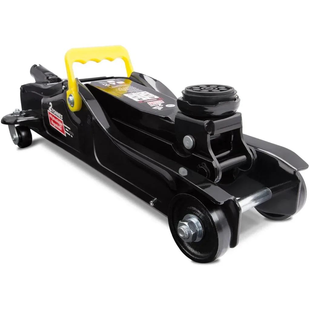 2-part car jack with housing