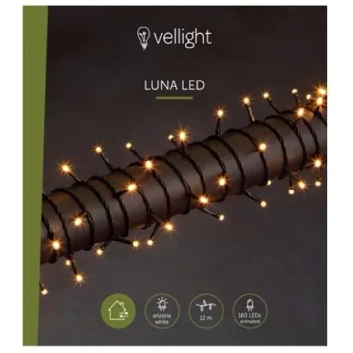 Vellight Christmas Lights - 12m - 160 LEDs - Arizona White - Indoor & Outdoor