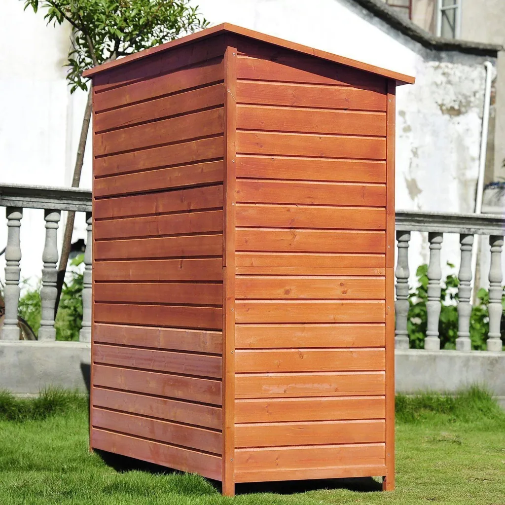 Tool shed wood garden shed tool shed double door
