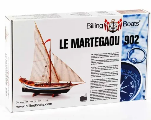 Le Martegaou construction kit, scale 1:80