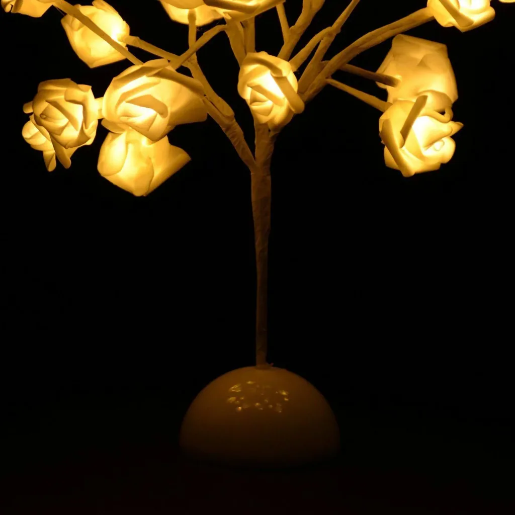 LED blossom tree rose blossom light tree light branch 40 cm