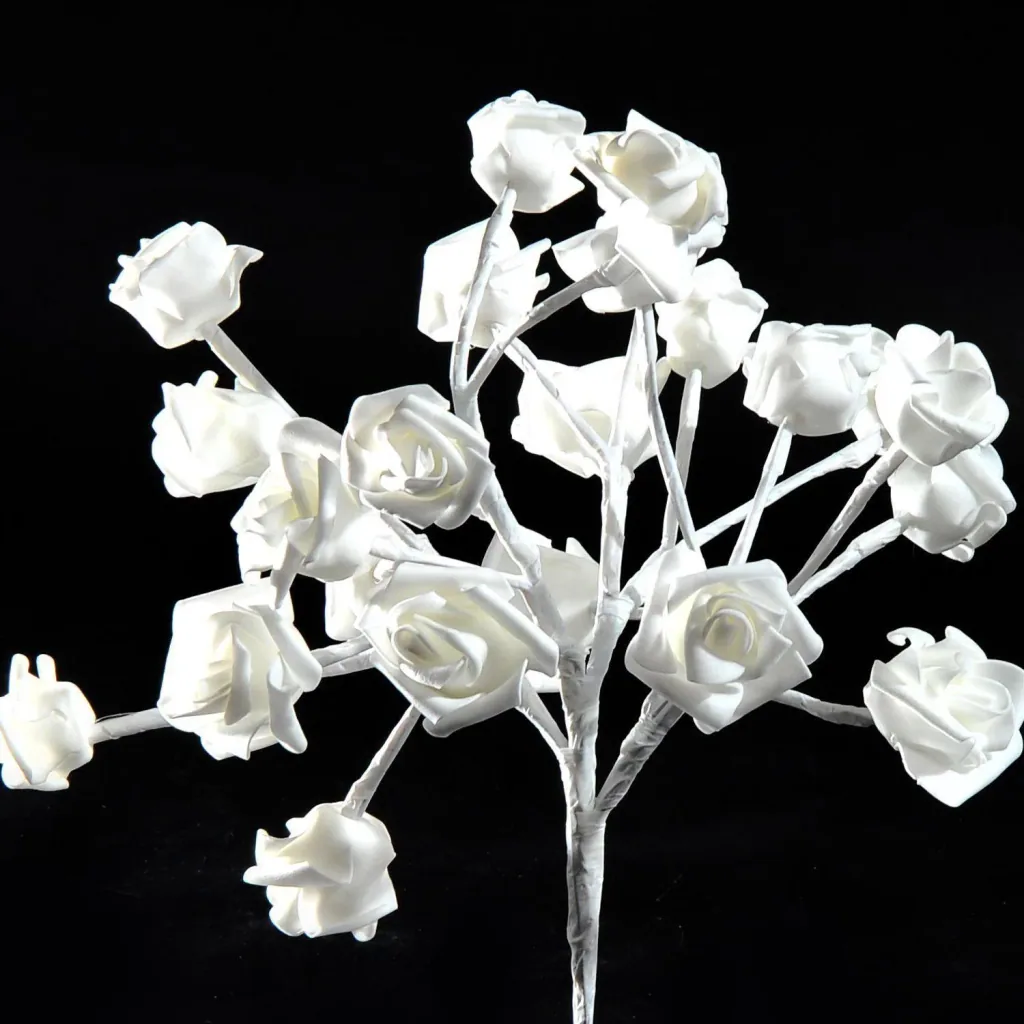 LED blossom tree rose blossom light tree light branch 40 cm