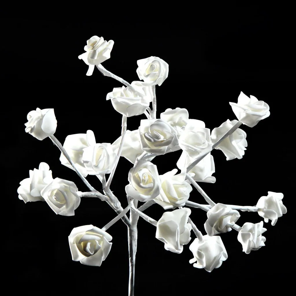 LED blossom tree rose blossom light tree light branch 40 cm