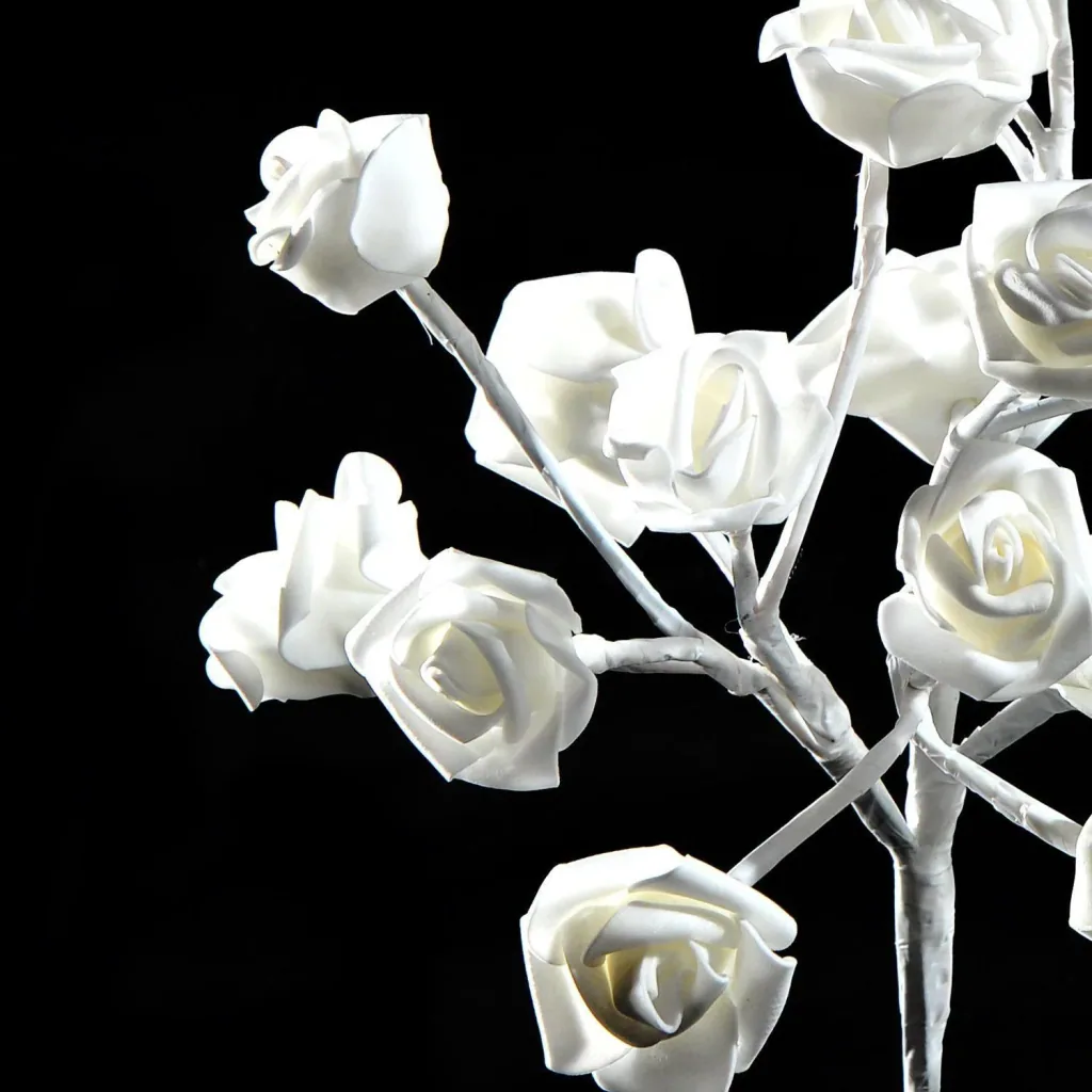 LED blossom tree rose blossom light tree light branch 40 cm