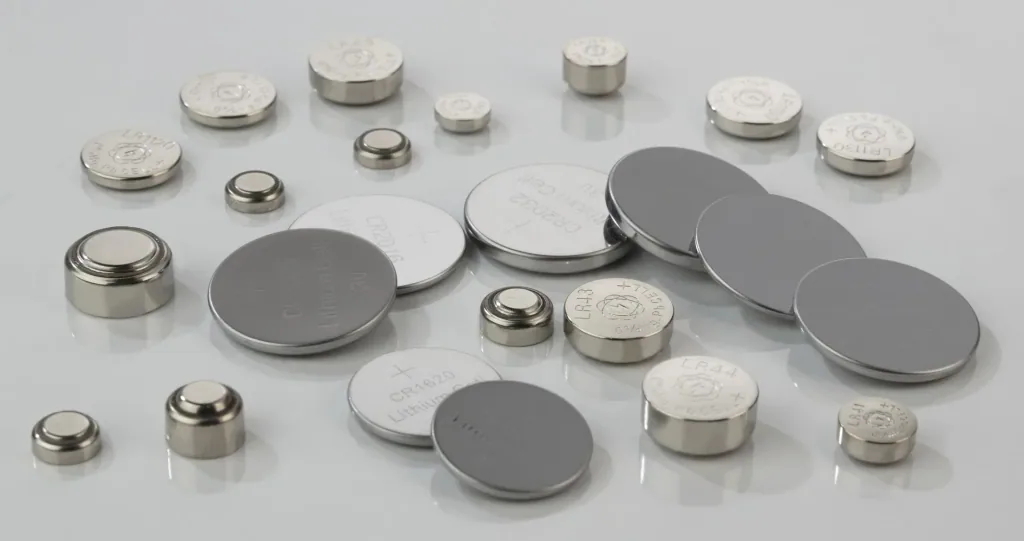 Button cell tester including 24-piece button cell assortment
