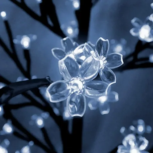Cherry blossom tree with 200 LEDs, 180 cm for indoor/outdoor use