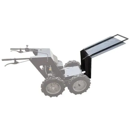 Flatbed for mini dumpers