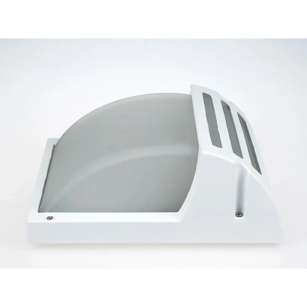 VT-754 Wall light - White - E27 socket - Frosted glass
