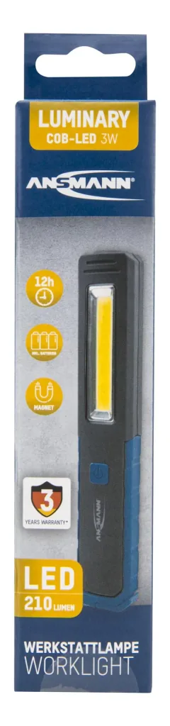 Multifunctional workshop light with rotating handle, battery-operated