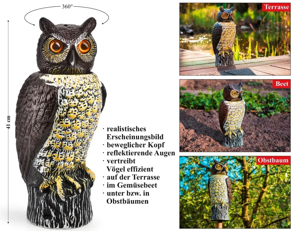 Garden Owl Bird Scarer
