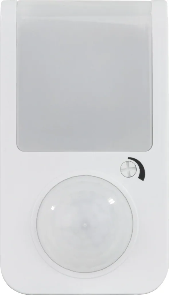 LED plug-in light with motion detector 2.5 watts, white