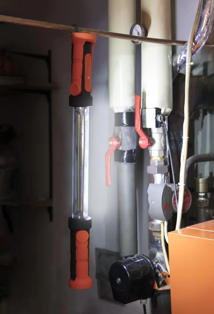 360° work light with stand, rechargeable