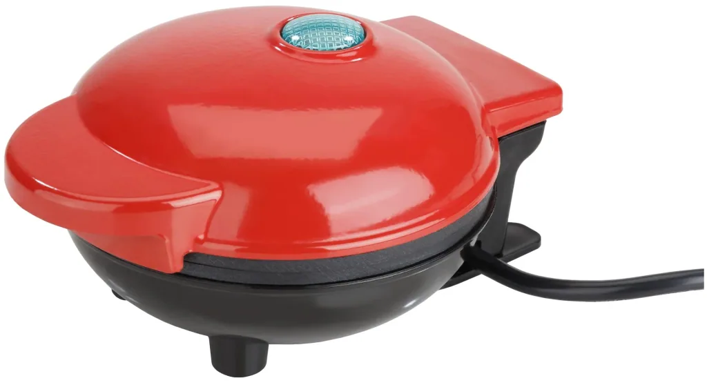 Mini waffle iron for Belgian waffles