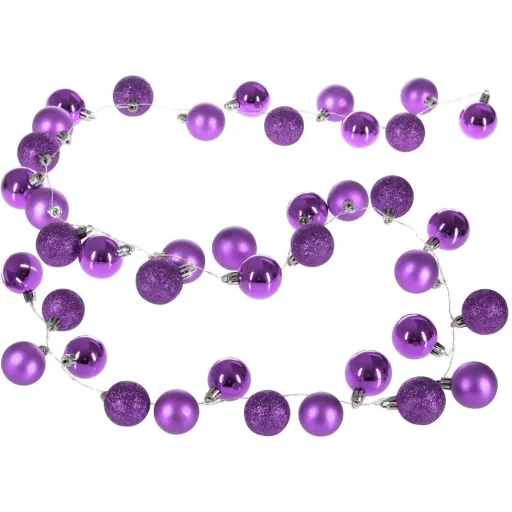 Christmas lights 40-LED - purple - 2m
