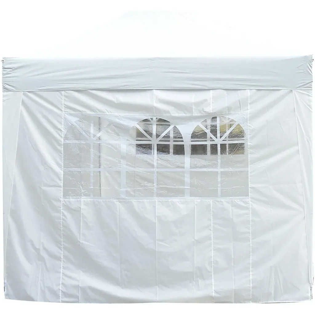Garden tent with side walls