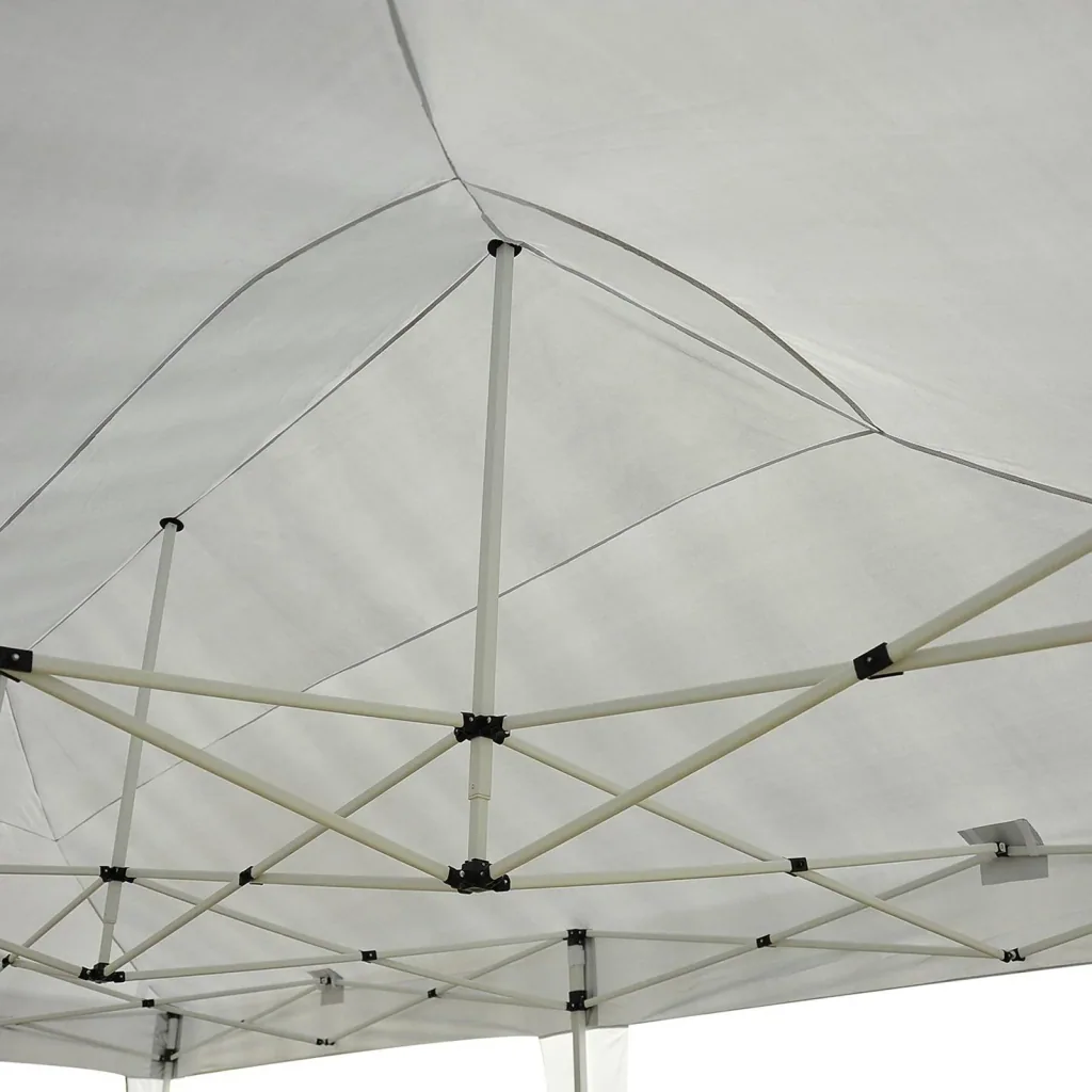 Garden tent with side walls