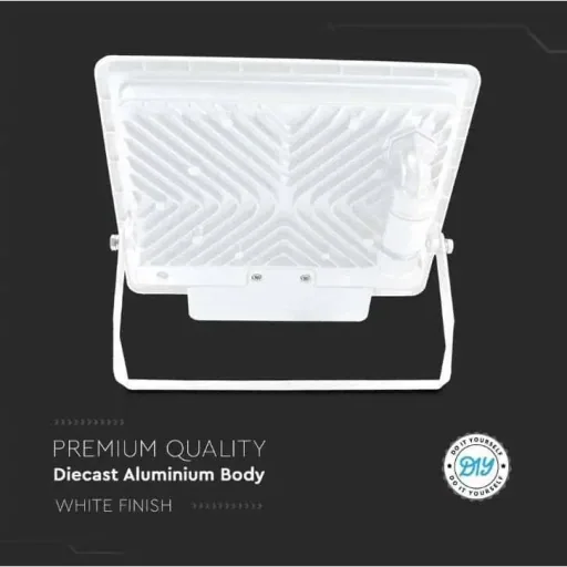 VT-158S LED Floodlight with Sensor - 50 W - 4000 Lm - 4000K - White
