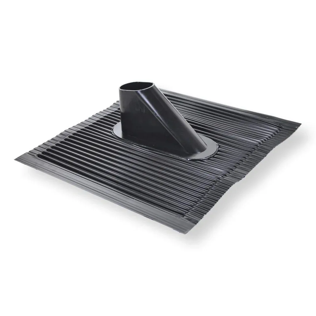 Aluminum roof tiles for antenna mast black