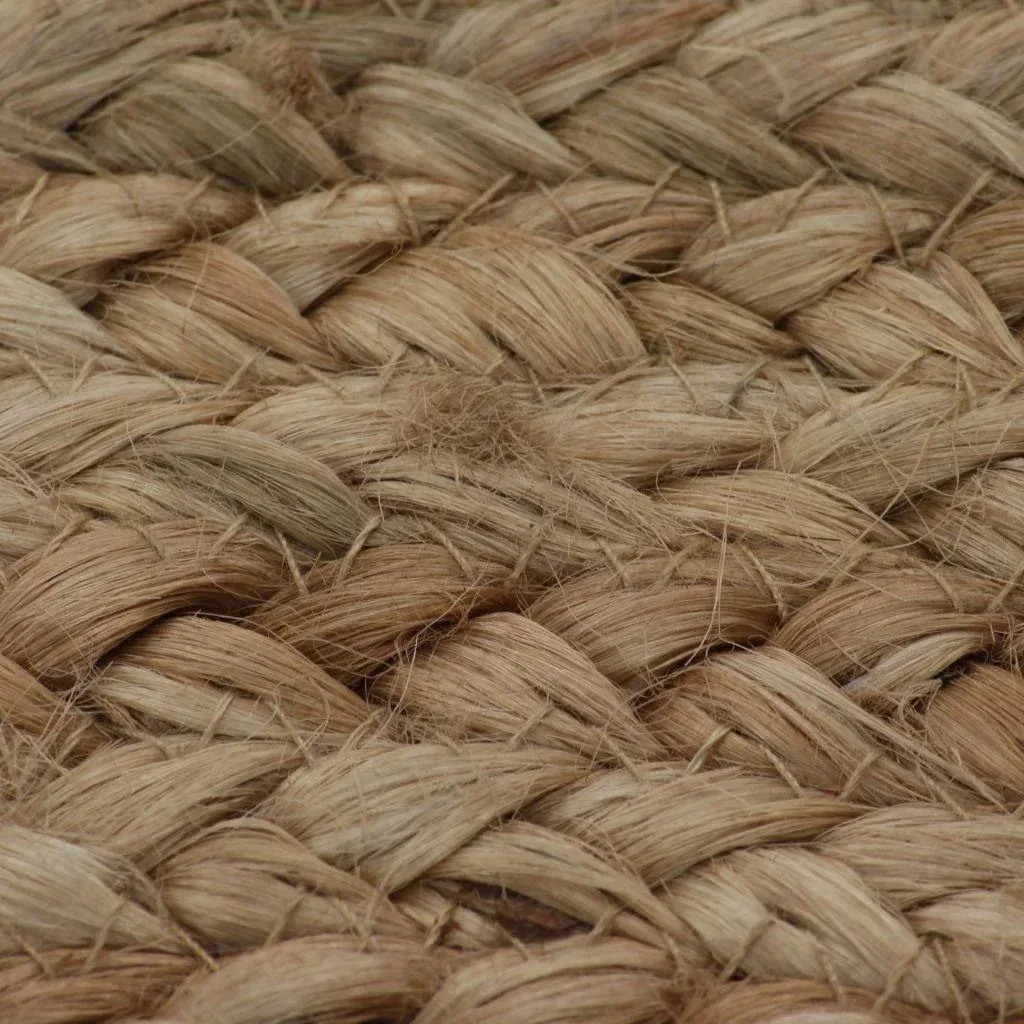 Round rug 150 cm woven jute