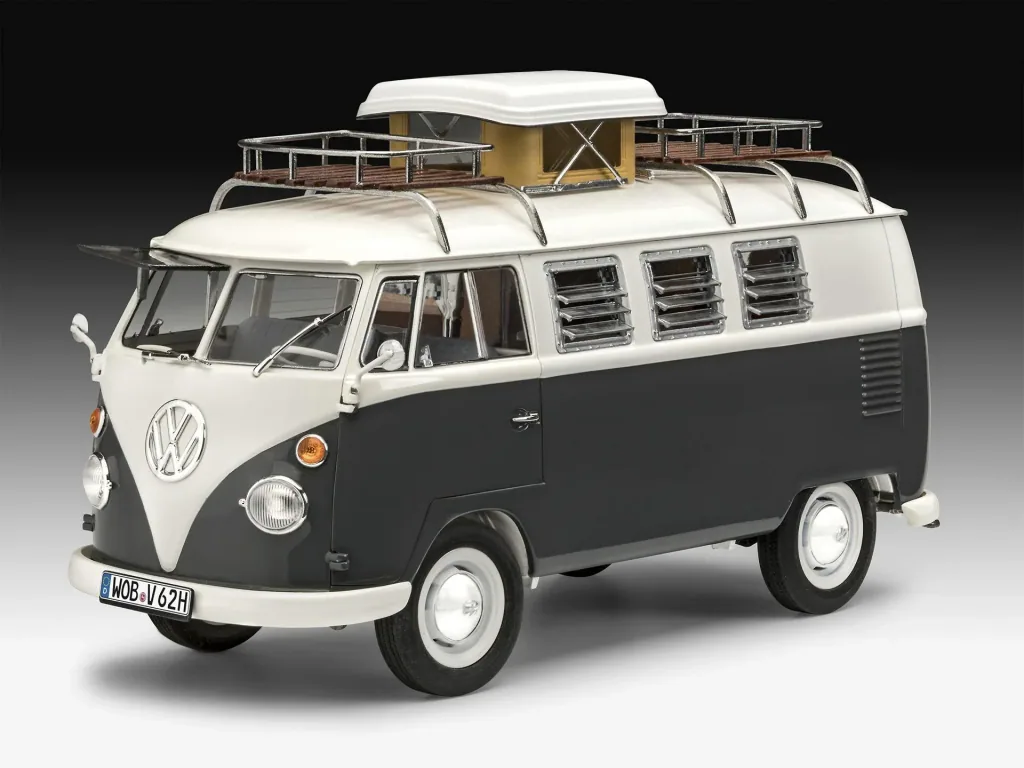 VW T1 Camper model kit in 1/24 scale - 189 parts