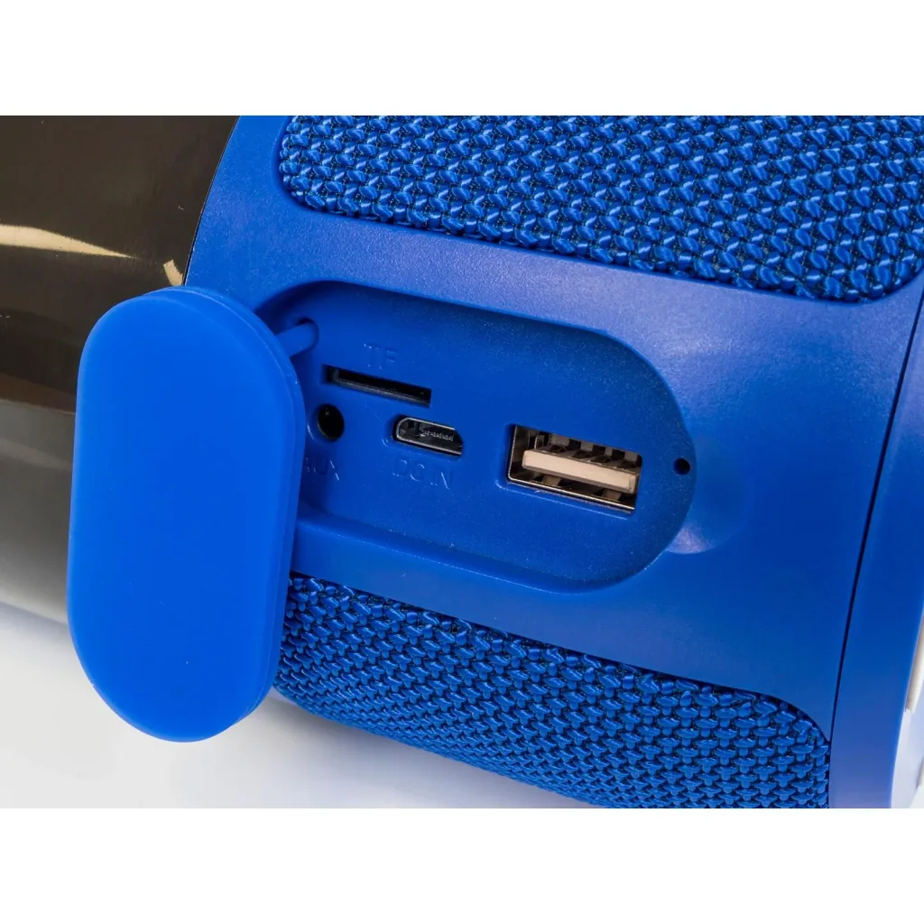 VT-7456 Bluetooth speaker with RGB lighting - 2x 3Watt - Blue