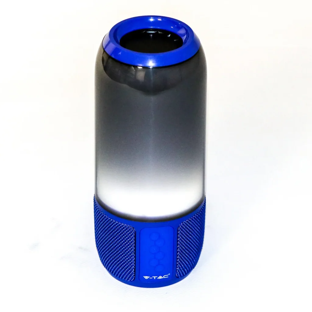 VT-7456 Bluetooth speaker with RGB lighting - 2x 3Watt - Blue
