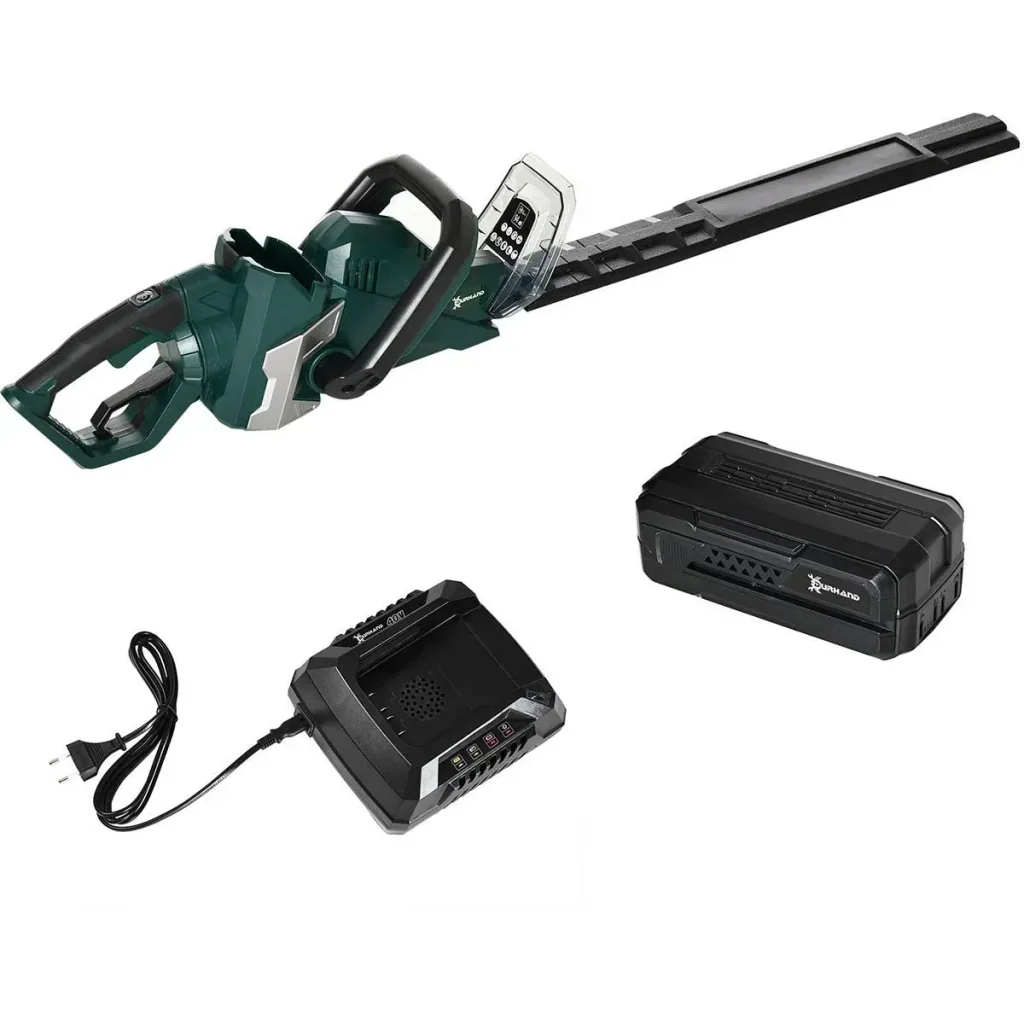 Electric hedge trimmer - Cordless - Green/Black - 110 x 20 x 20 cm