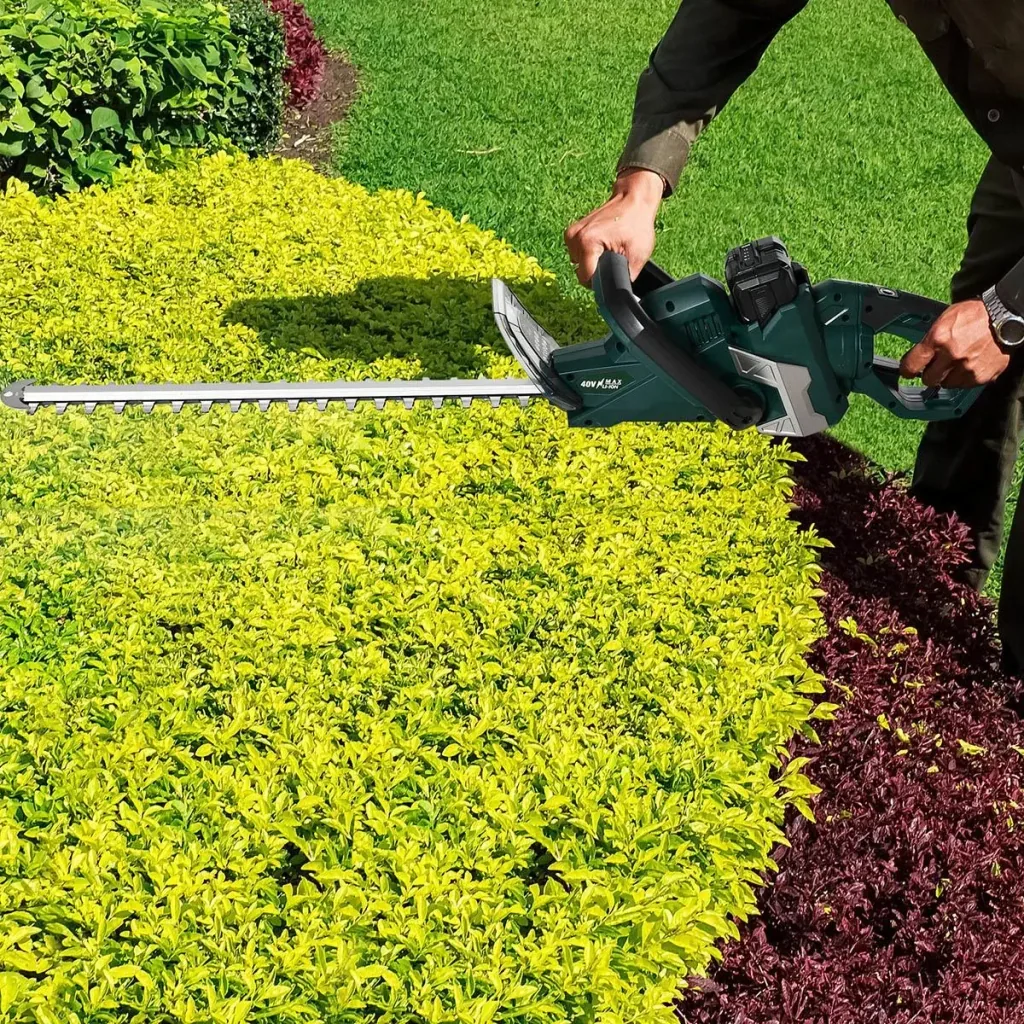 Electric hedge trimmer - Cordless - Green/Black - 110 x 20 x 20 cm