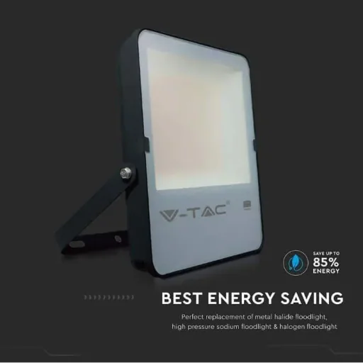 VT-162 LED Floodlight - 150 W - 20500 Lm - 6500K - Black - Extra Efficient