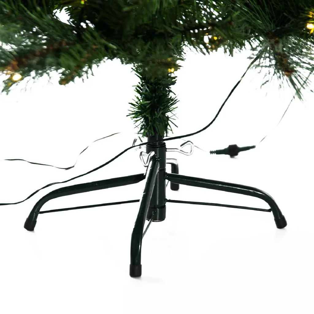 Christmas tree LED fir tree with metal stand green 120cm