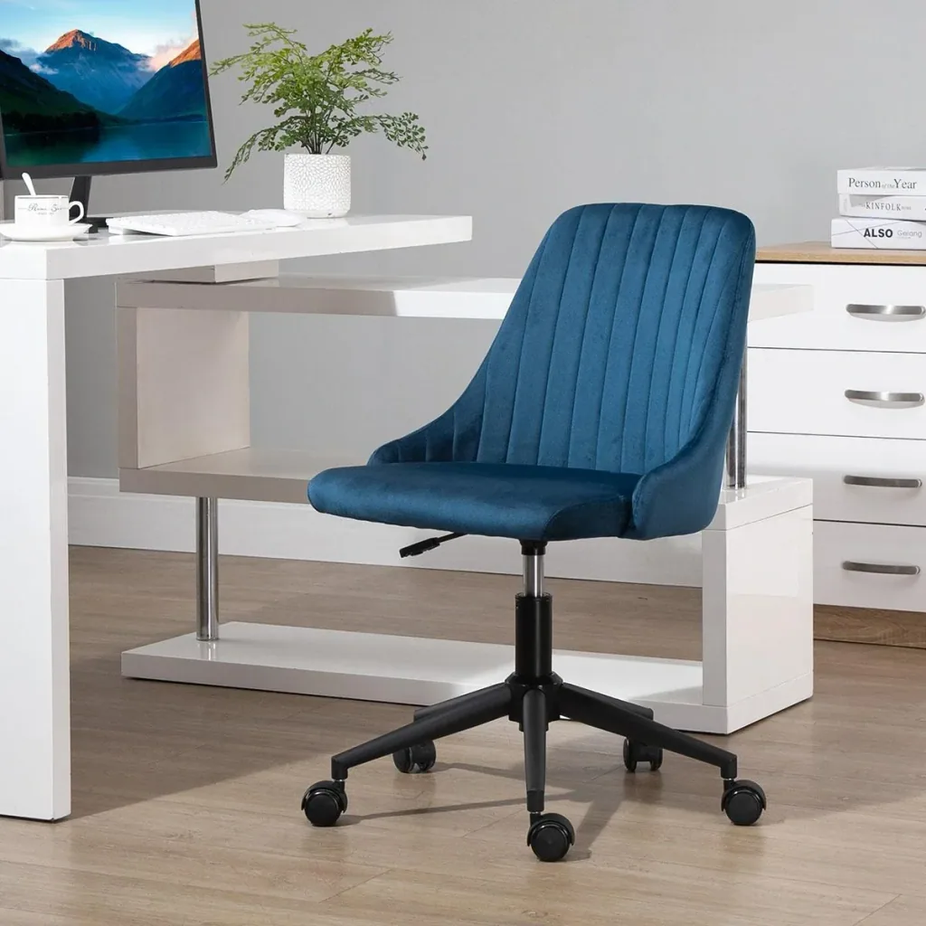 Office chair swivel chair desk chair ergonomic line design height adjustable 360° rotatable foam velvety P