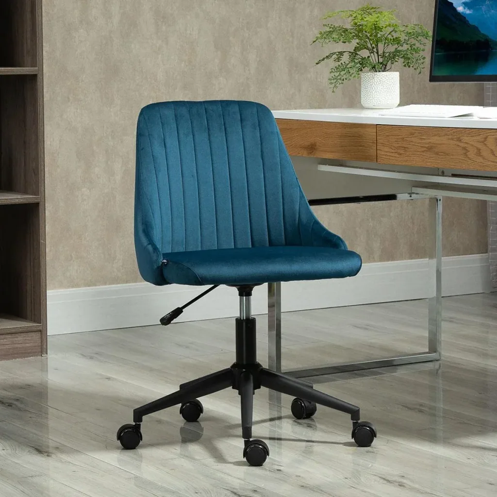 Office chair swivel chair desk chair ergonomic line design height adjustable 360° rotatable foam velvety P