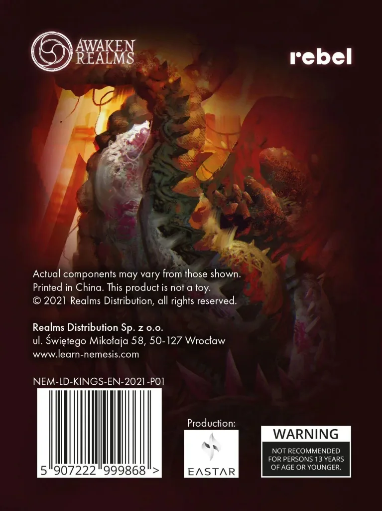 Board game Nemesis Lockdown - Kings (expansion)