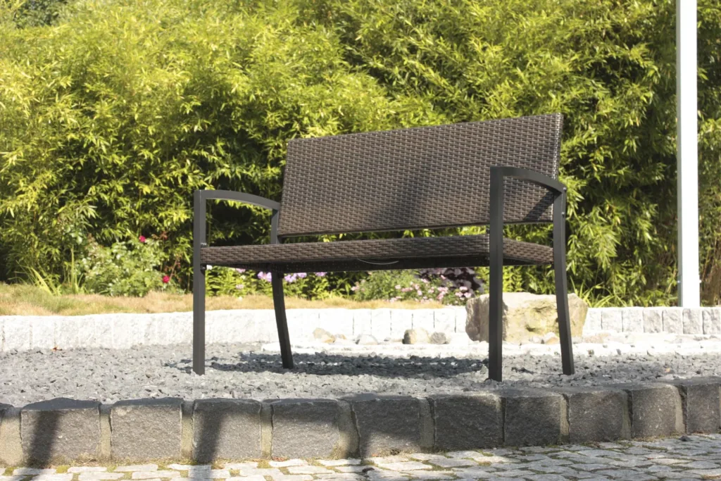 Garden bench "Sanremo" coffee