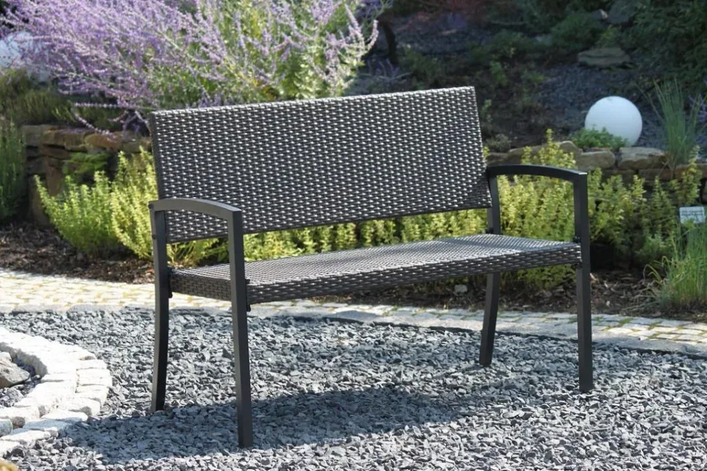 Garden bench "Sanremo" coffee