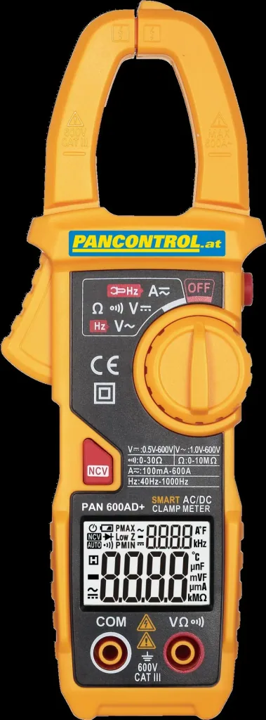 Digital current clamp 600A AC/DC