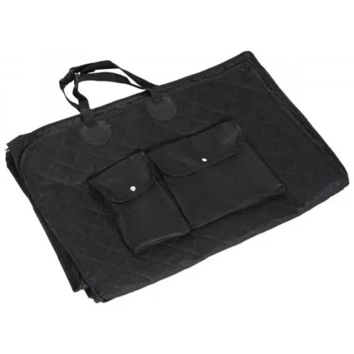 Dog blanket car blanket trunk blanket 2 pockets black