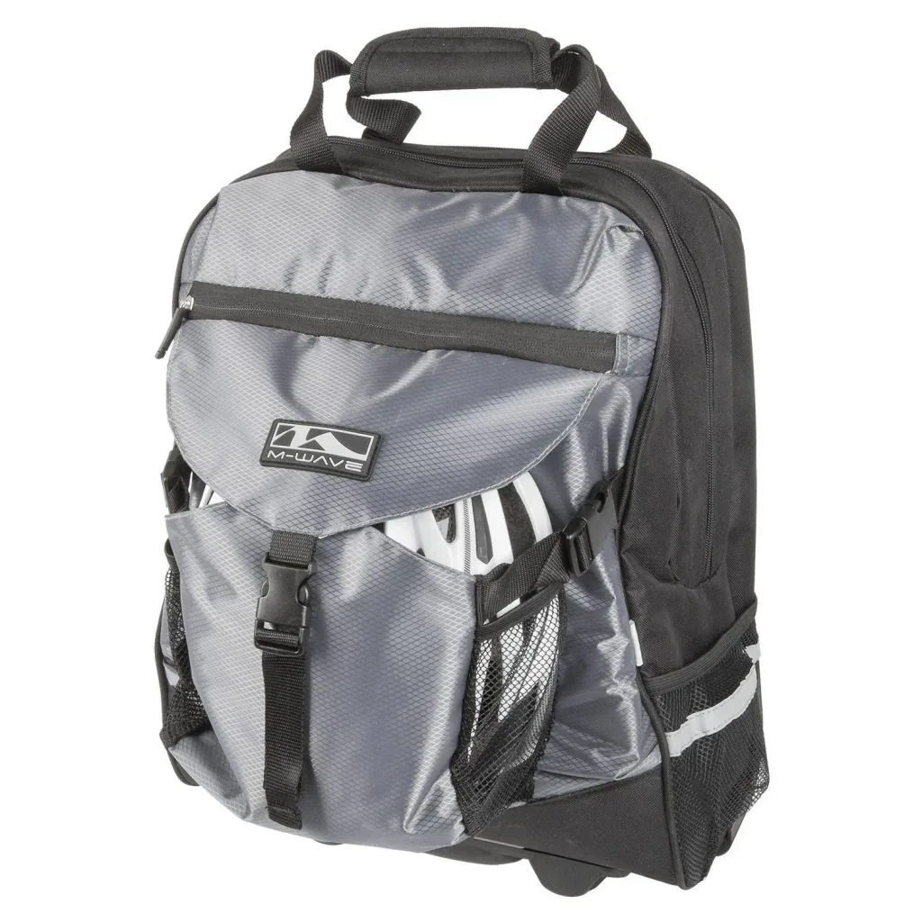 Pannier rack side bag on wheels - 2 in 1