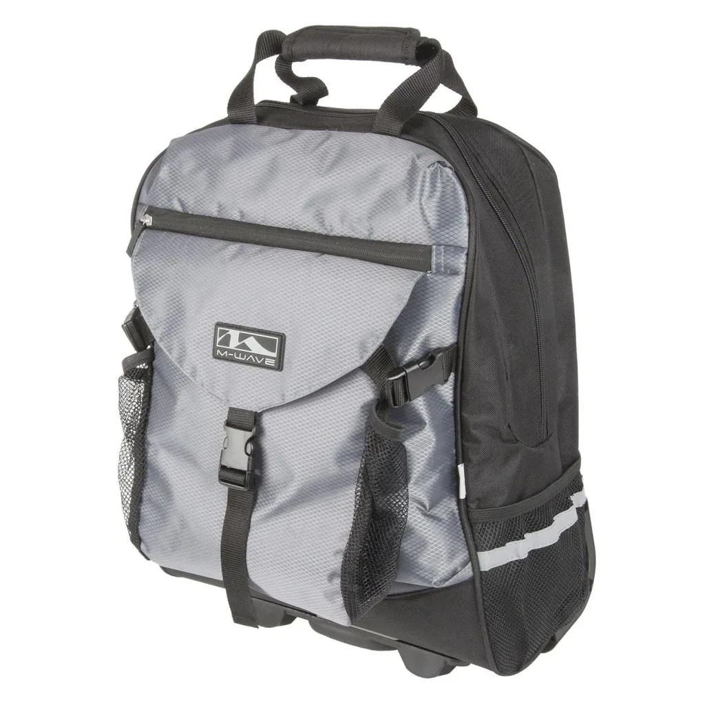 Pannier rack side bag on wheels - 2 in 1