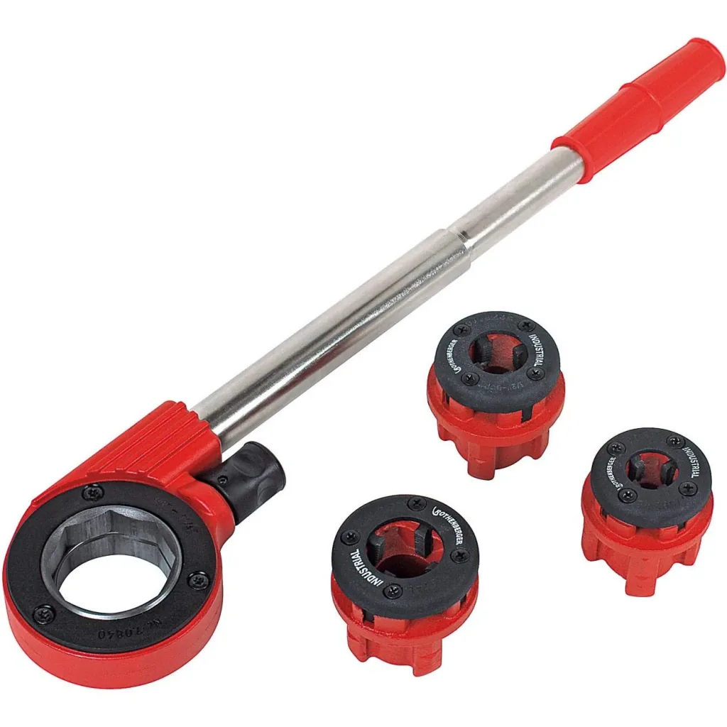 Manual thread cutter, 3 cutting heads